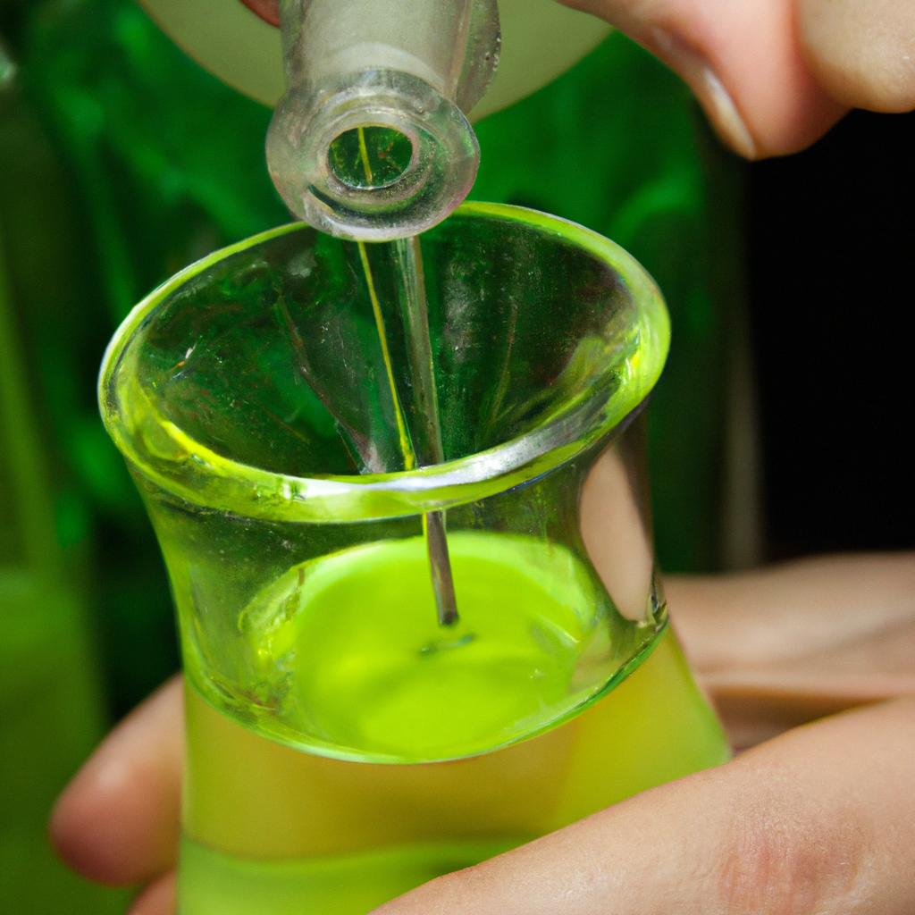 The traditional absinthe preparation ritual is an art form at Jean Lafitte Absinthe House.