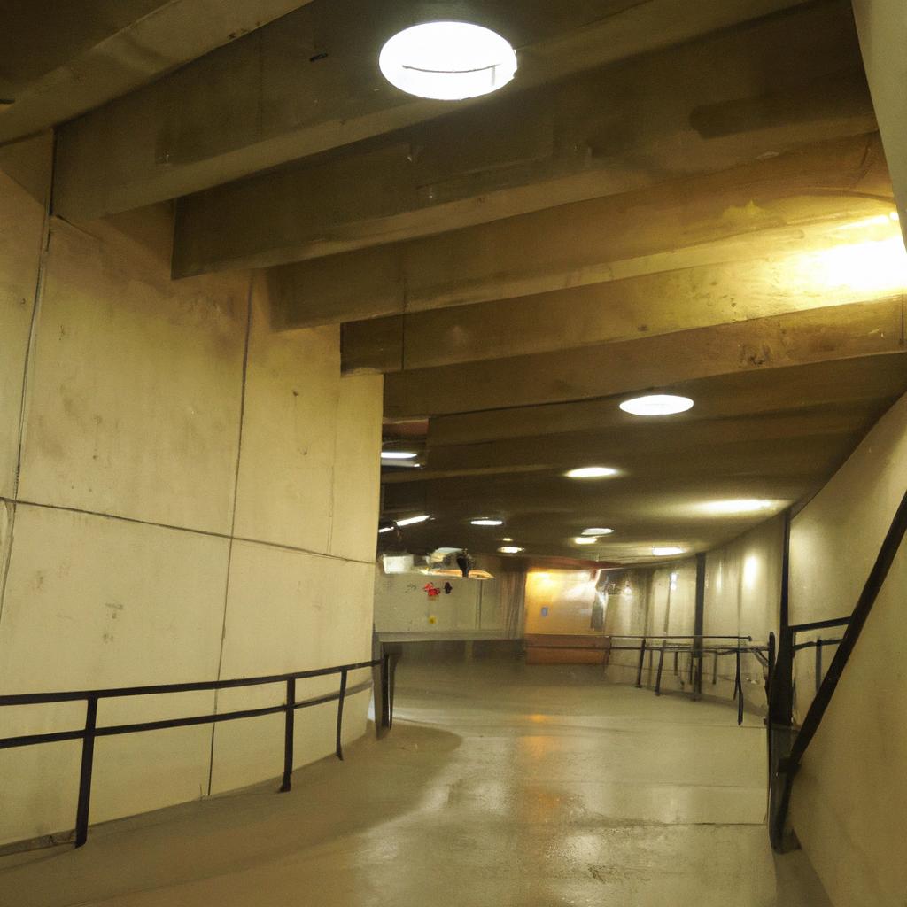 An up-close view of the unique architecture of the underground city Los Angeles