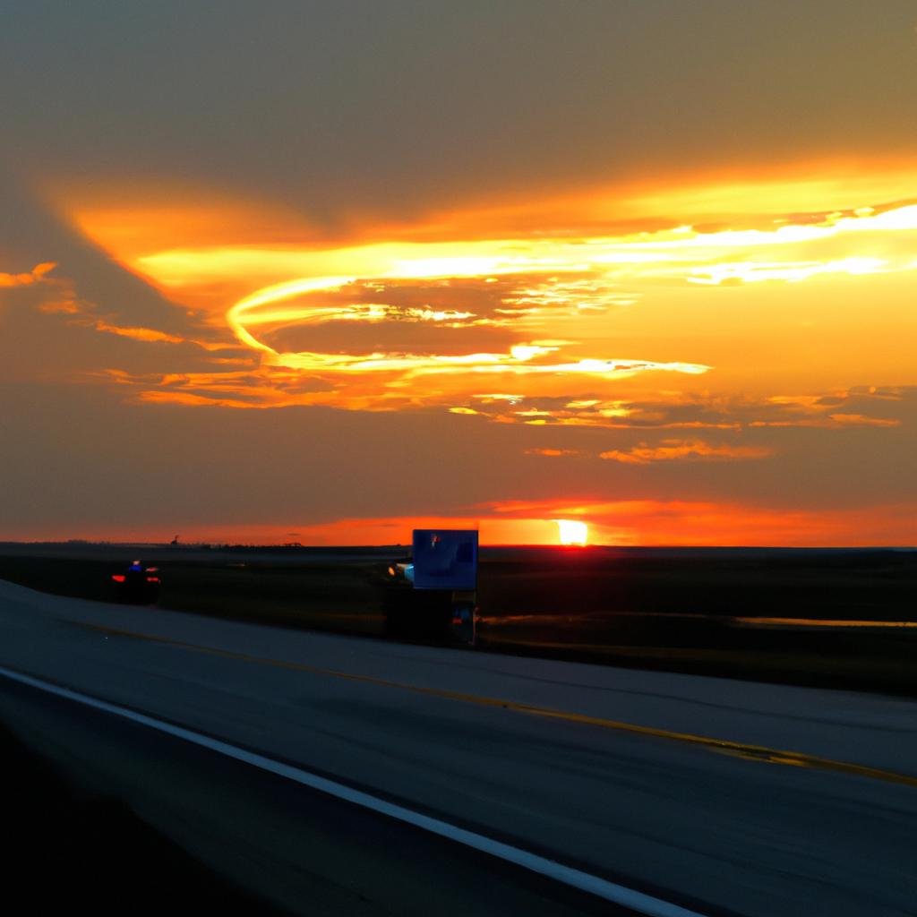 The breathtaking sunset views from US 50 Highway