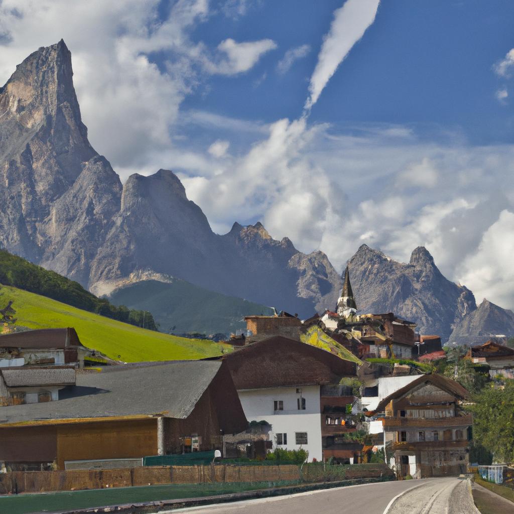 The Dolomites are home to many charming villages