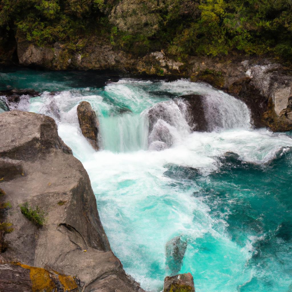 The stunning Salto Grande waterfall in Torres del Paine National Park, Chile