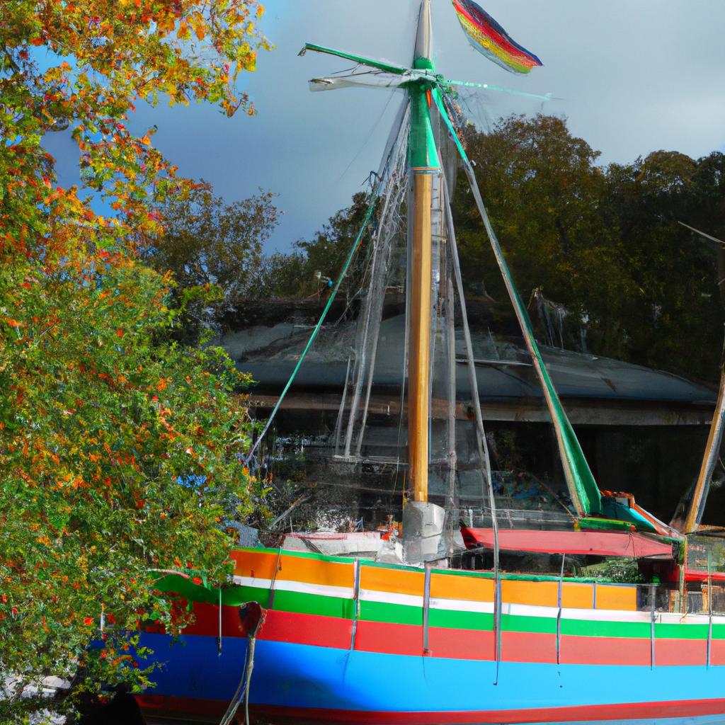 The Wilhelmstein island harbor is a popular spot for sailboats to dock and explore the island's many attractions.