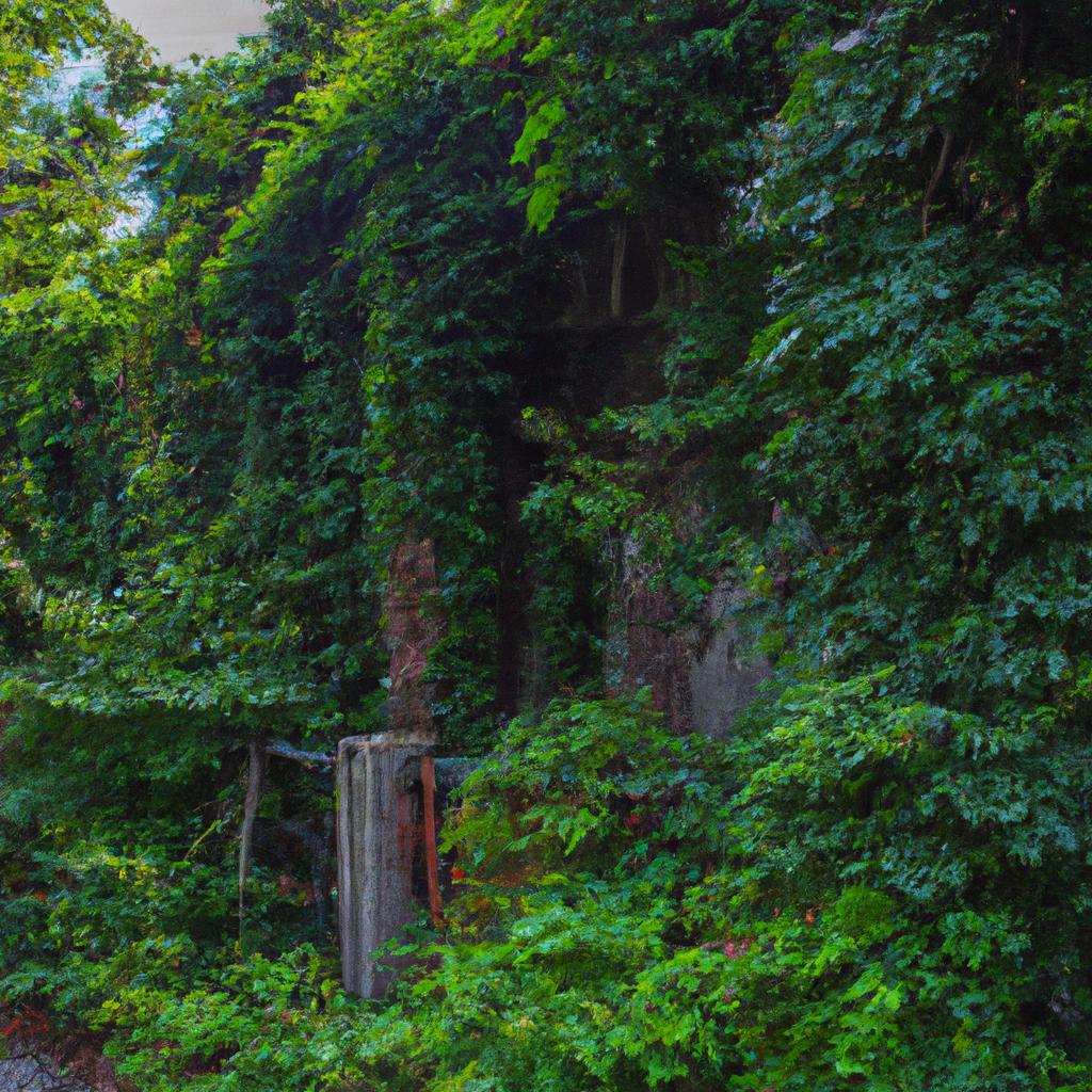 The abandoned island in Hawaii is overgrown with vegetation