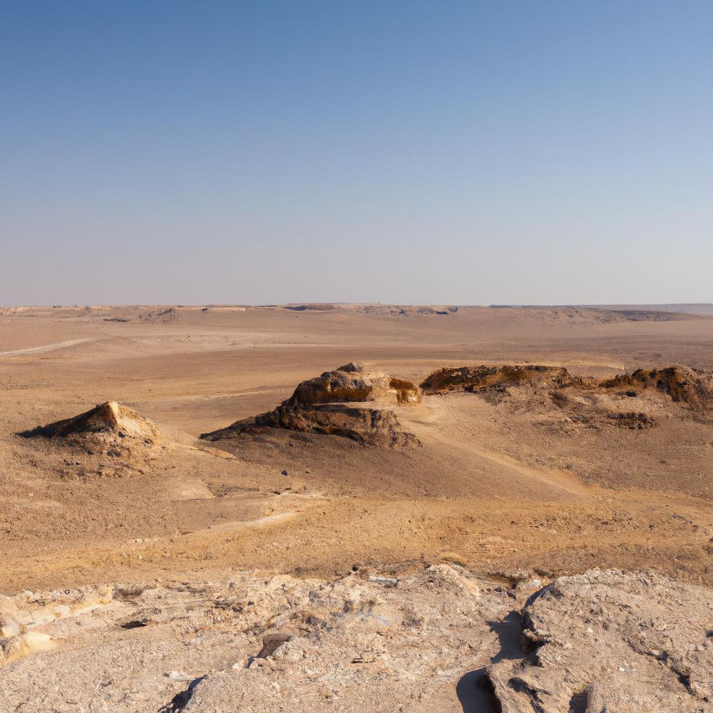 Al Naslaa standing tall in the midst of the desert