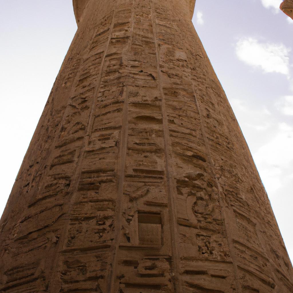 The mysterious markings on an ancient monolith pillar
