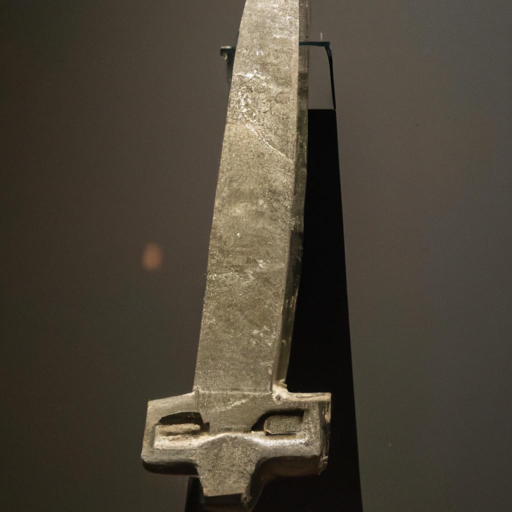 An andesite sword used by the Incas during their battles