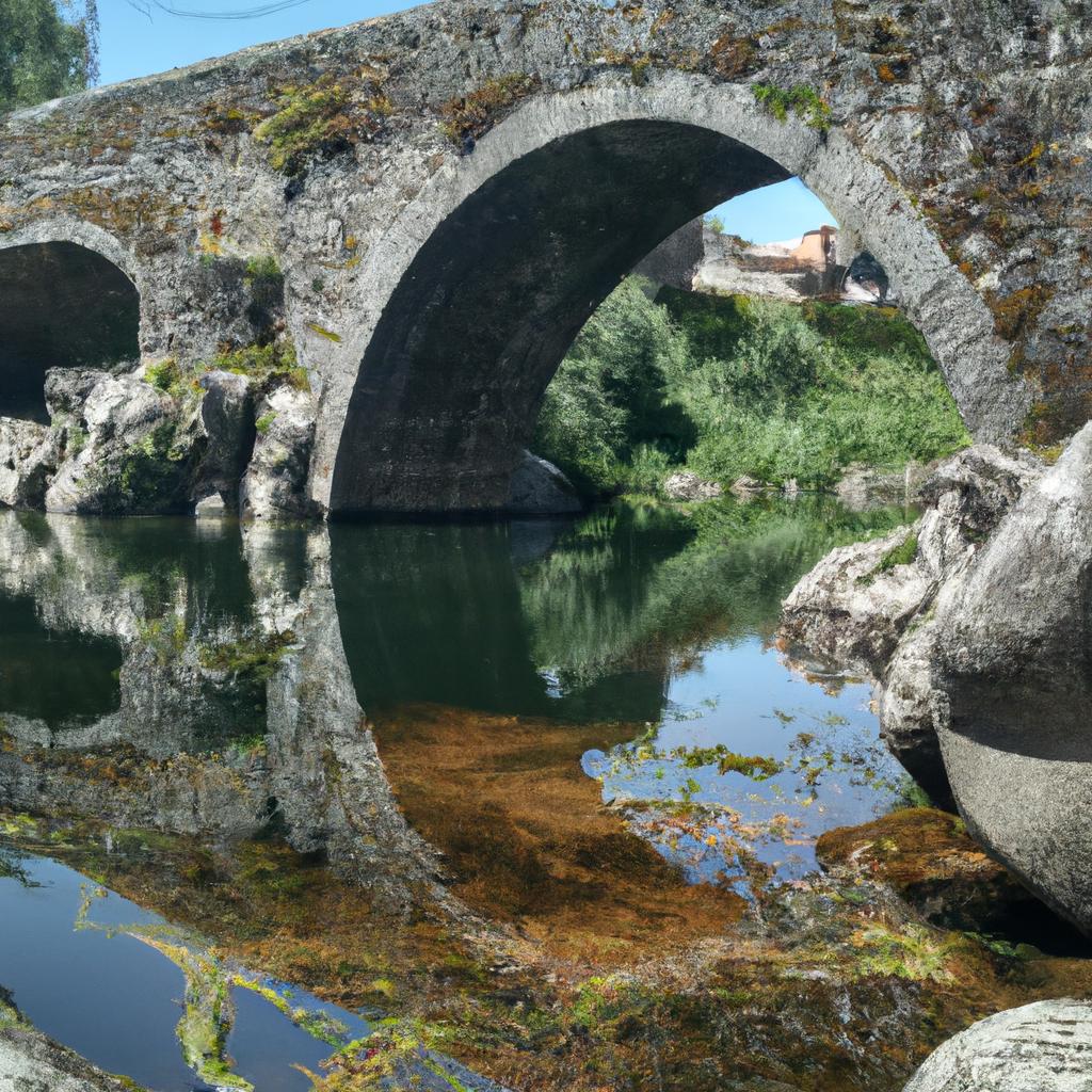 The Arches of Ponte de Lima made of Portugal Stone, Portugal