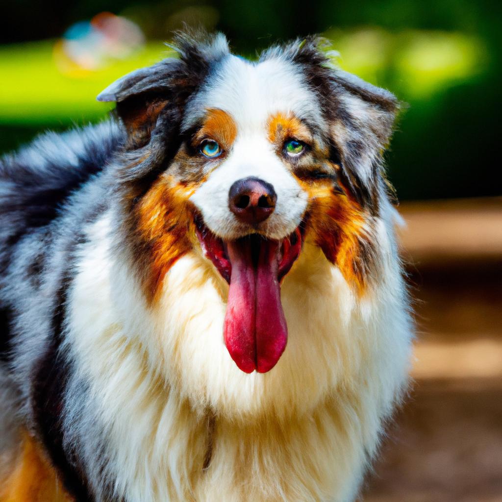 This Australian Shepherd is winning over social media users with its energetic and intelligent nature