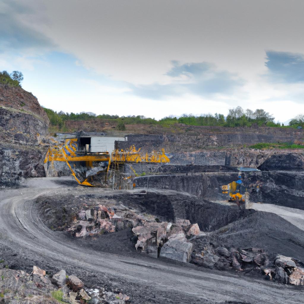 Basalt quarrying is a significant industry in Ireland
