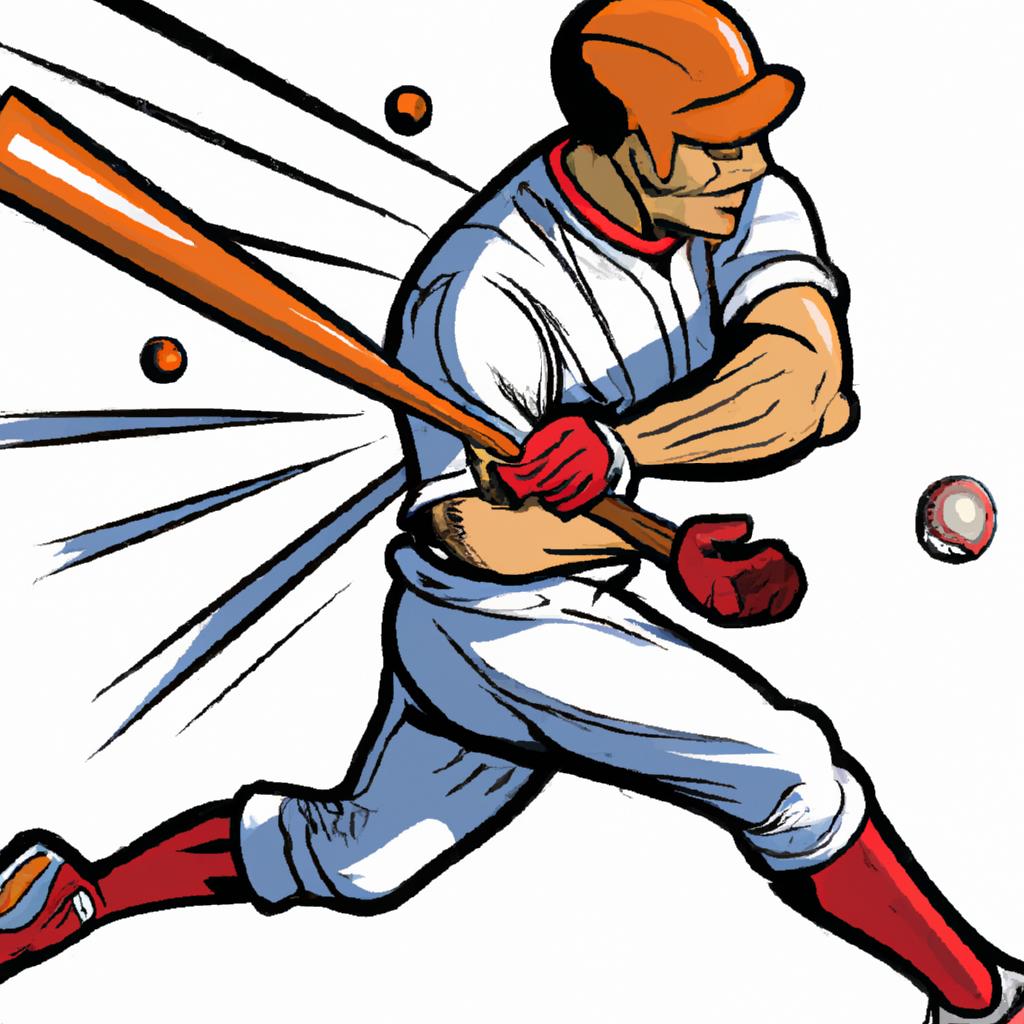 A baseball player hits a home run during a Major League Baseball game