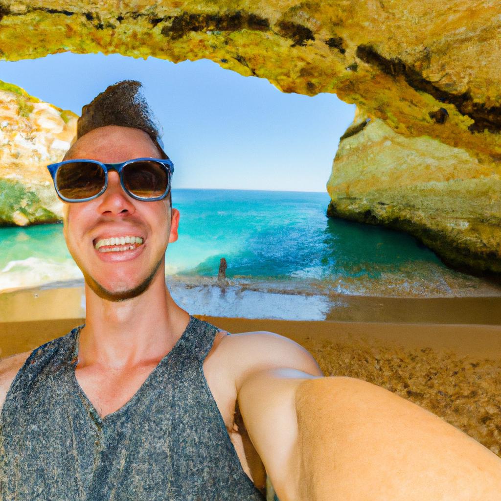 No trip to Benagil Sea Cave is complete without taking a selfie in front of the iconic circular opening that makes it one of the most unique natural wonders in the world.