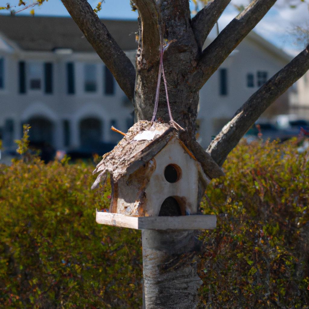 Providing homes for garden birds can be a fun DIY project