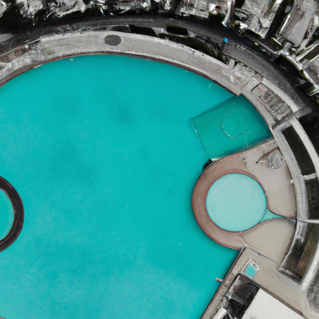 The deepest dive pool in Dubai is an impressive feat of engineering.