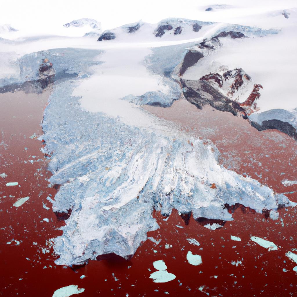 Blood Glacier Antarctica