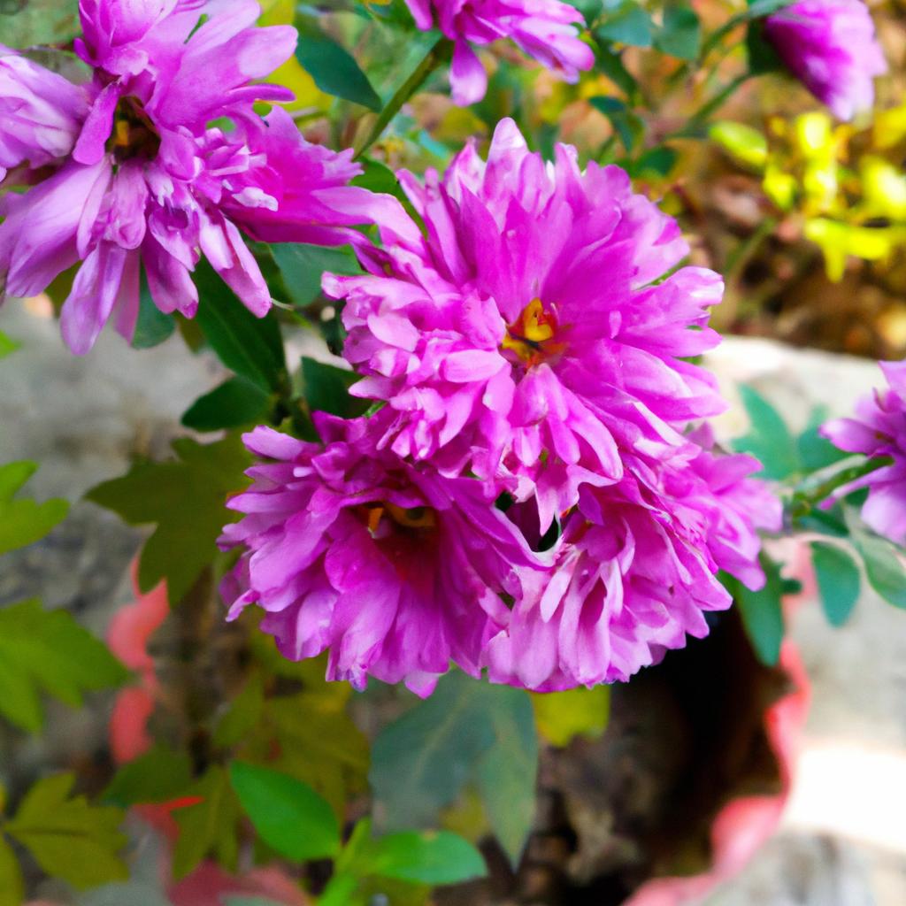 Admiring the intricate details of a garden tour