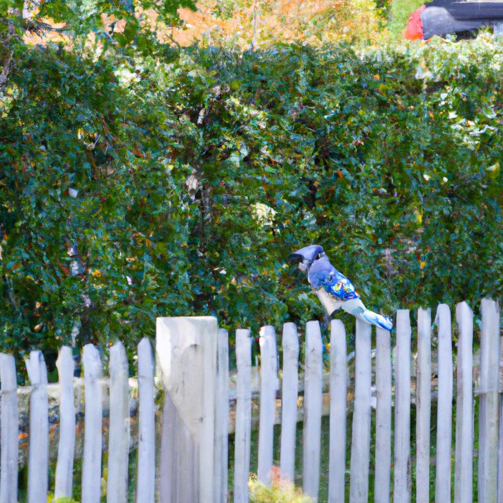 Blue jays are a common and striking sight in many gardens