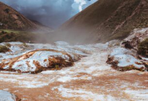 Boiling River In Peru