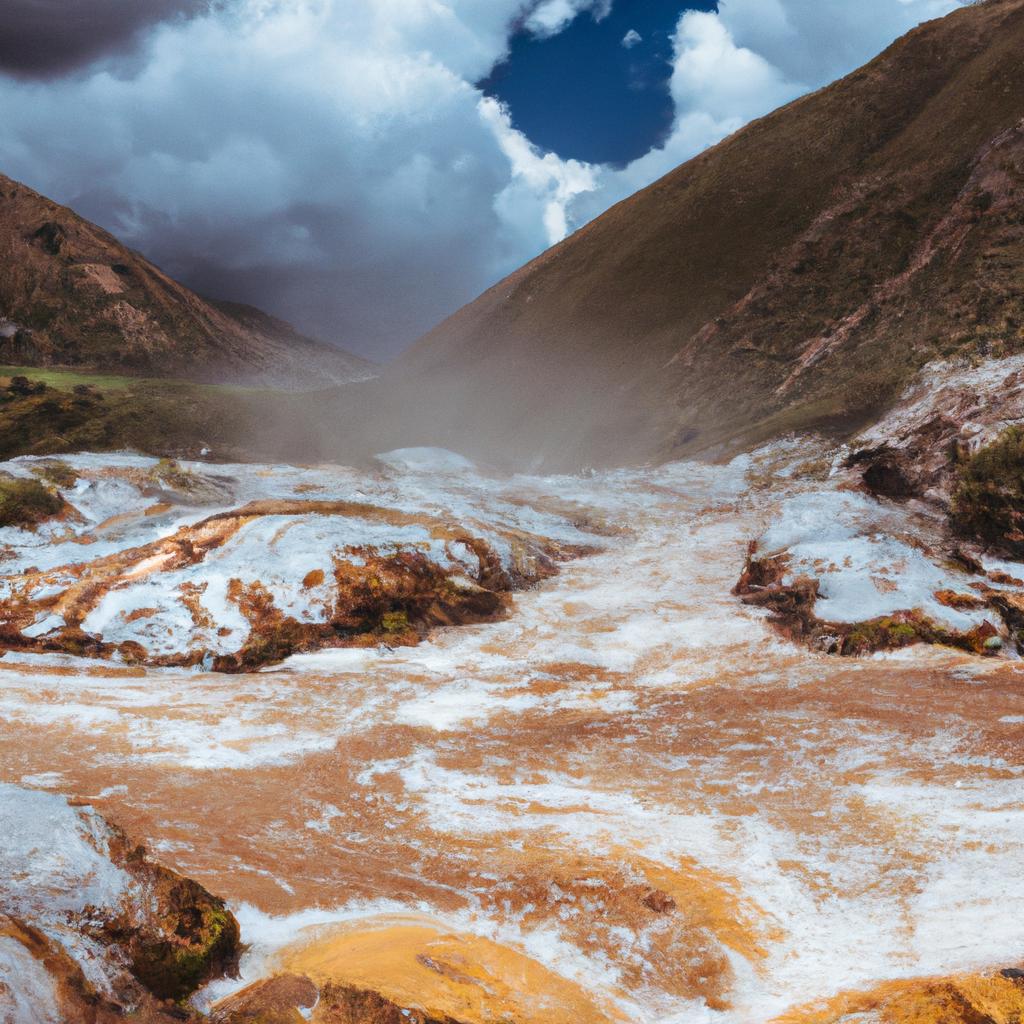 Boiling River In Peru