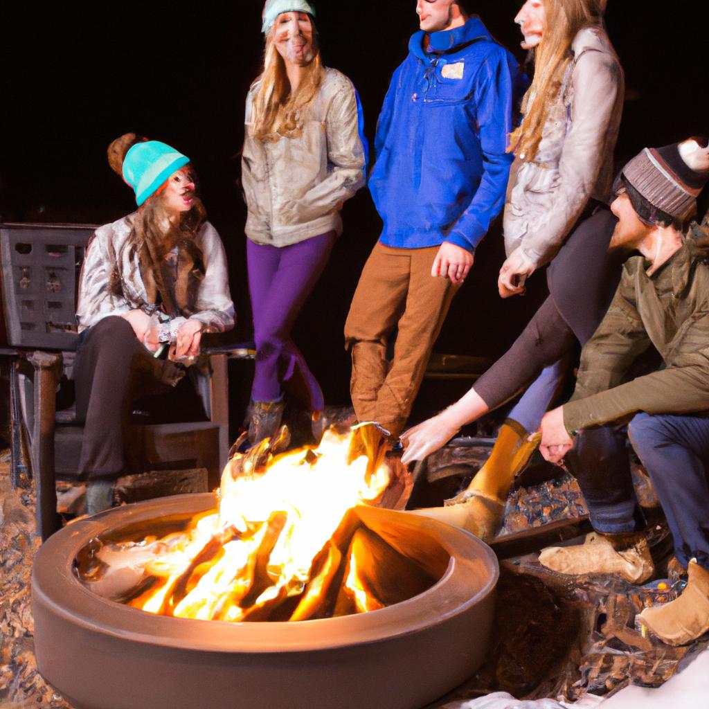 Gather around the bonfire with your friends and family and enjoy the stunning view of the stars above.