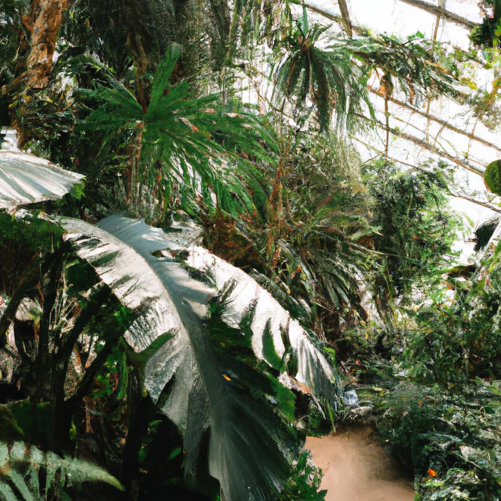 The rare and exotic plants found in the botanical garden