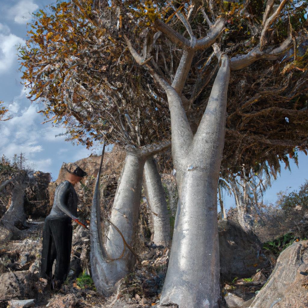 Scientists are studying the Socotra dragon tree to learn more about its unique adaptations and potential medicinal properties.