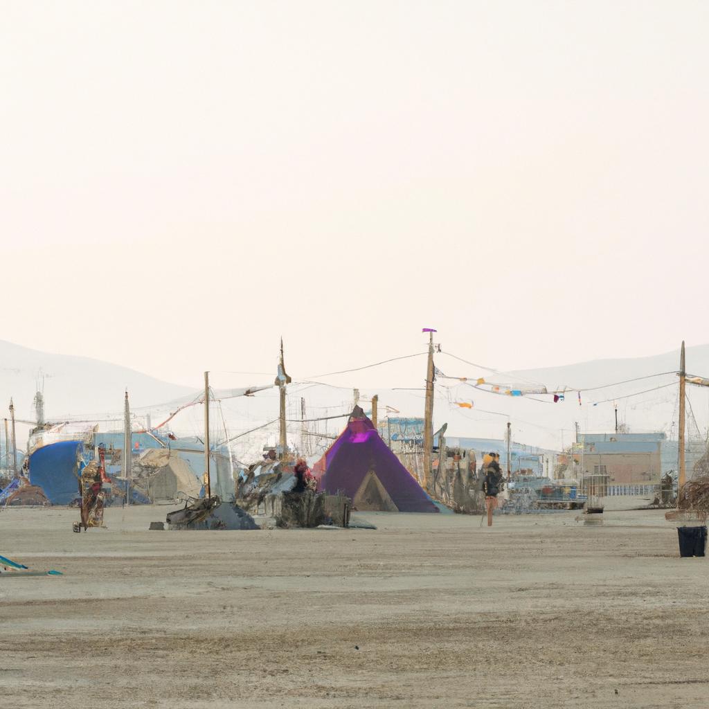 Camping is a popular and unique way to experience Nevada festivals like Burning Man.