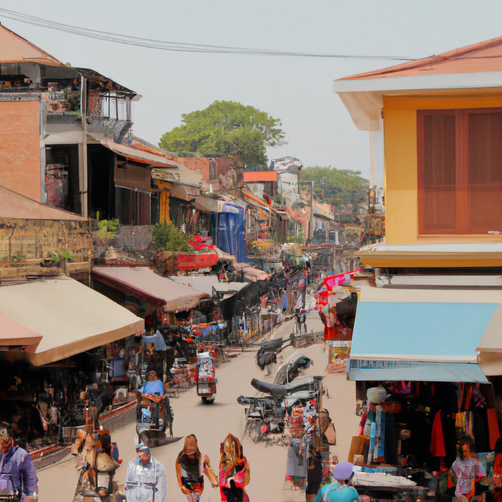 Experience the vibrant energy of Siem Reap's streets and markets.