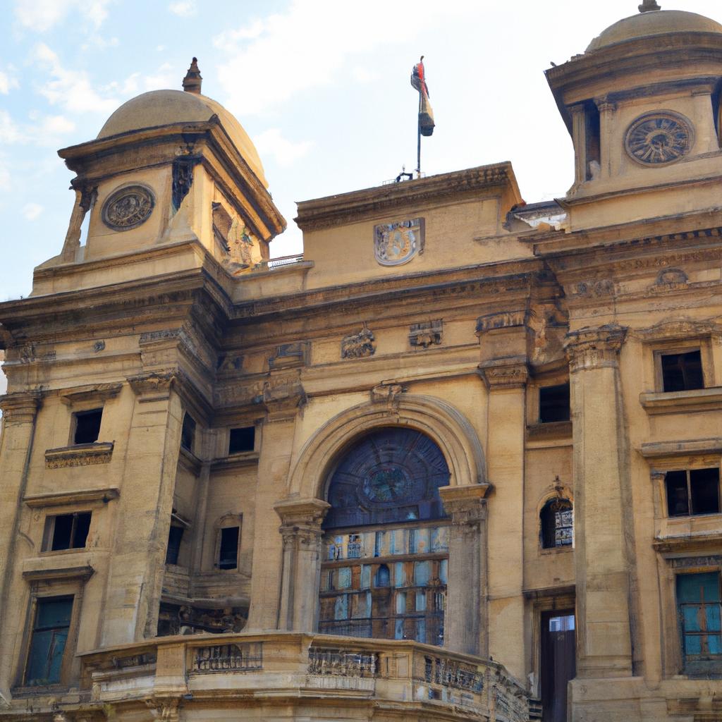 The Cairo Custom House was once a symbol of prosperity for the city, but now stands abandoned.