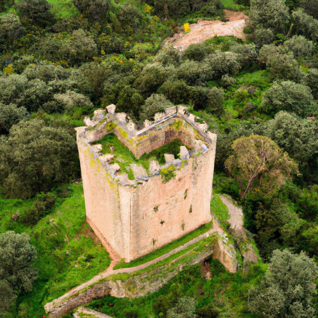 Cano's Castle nestled in a picturesque setting