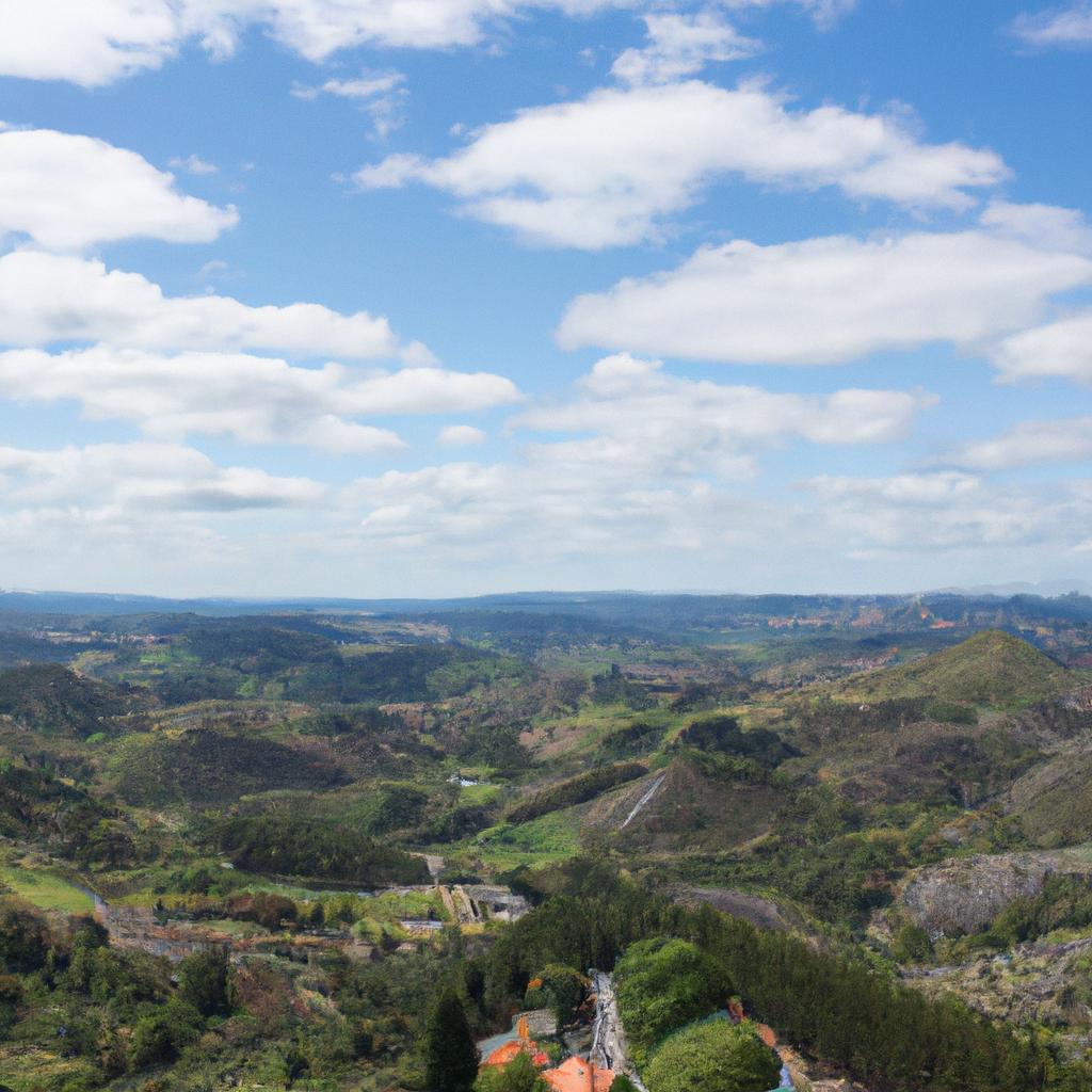 The stunning views from Casa de Penedo's location
