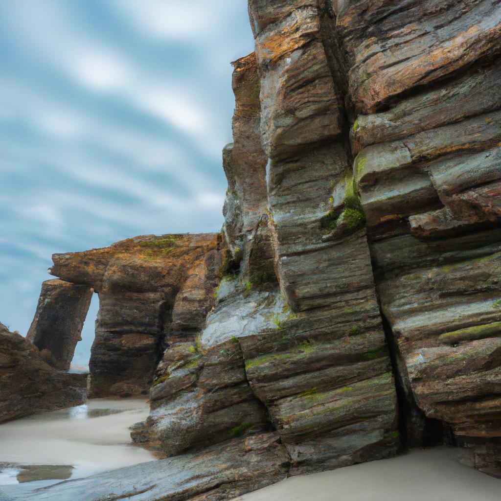 The fascinating rock formations at Cathedral Beach Galicia