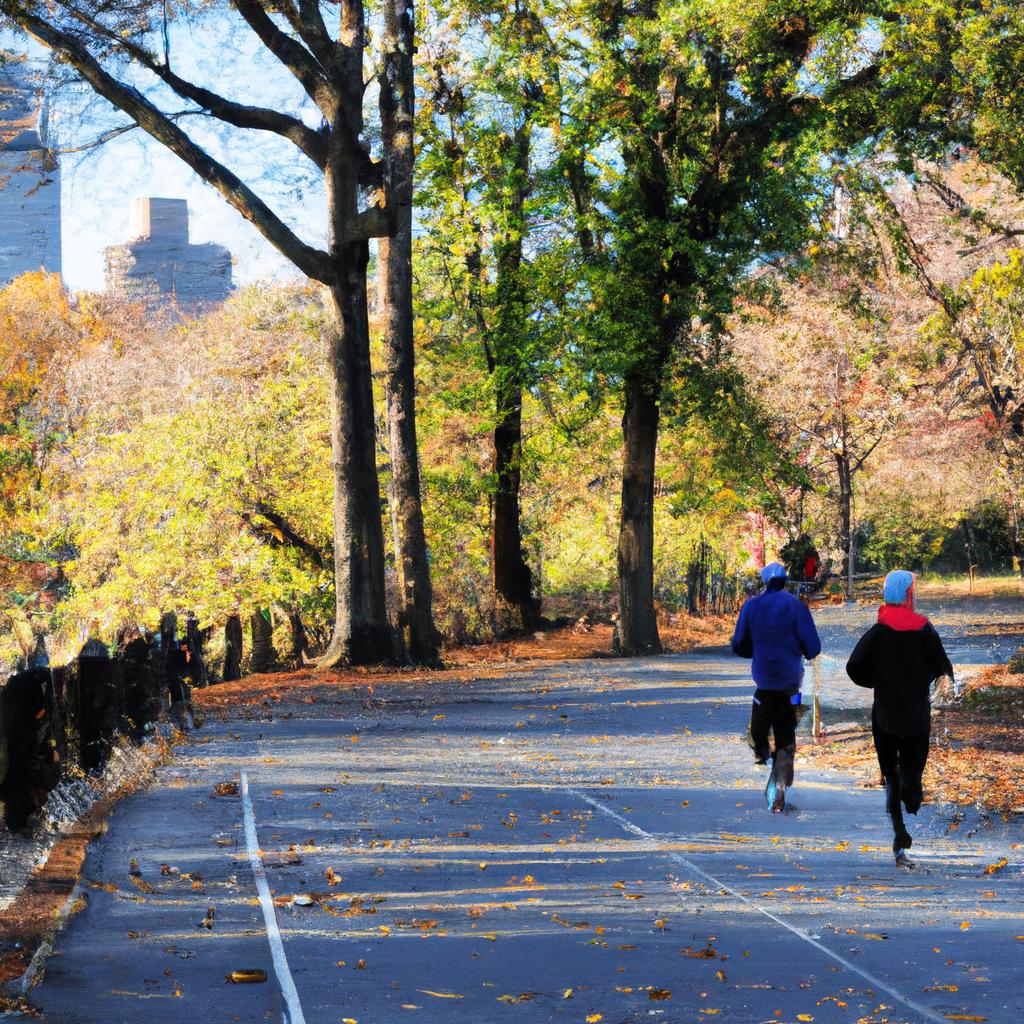 Running in Central Park