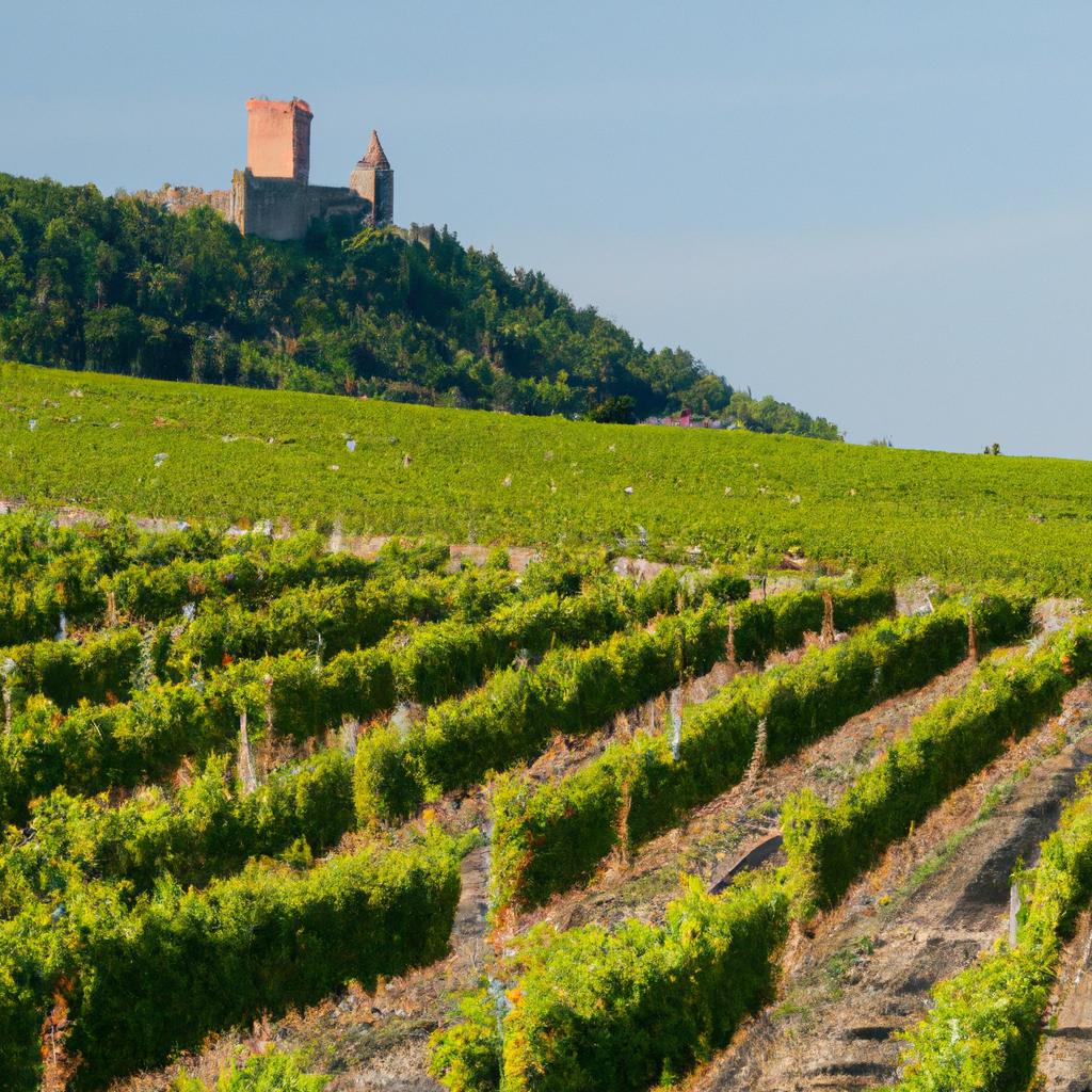 Vineyards in the Chianti region of Italy