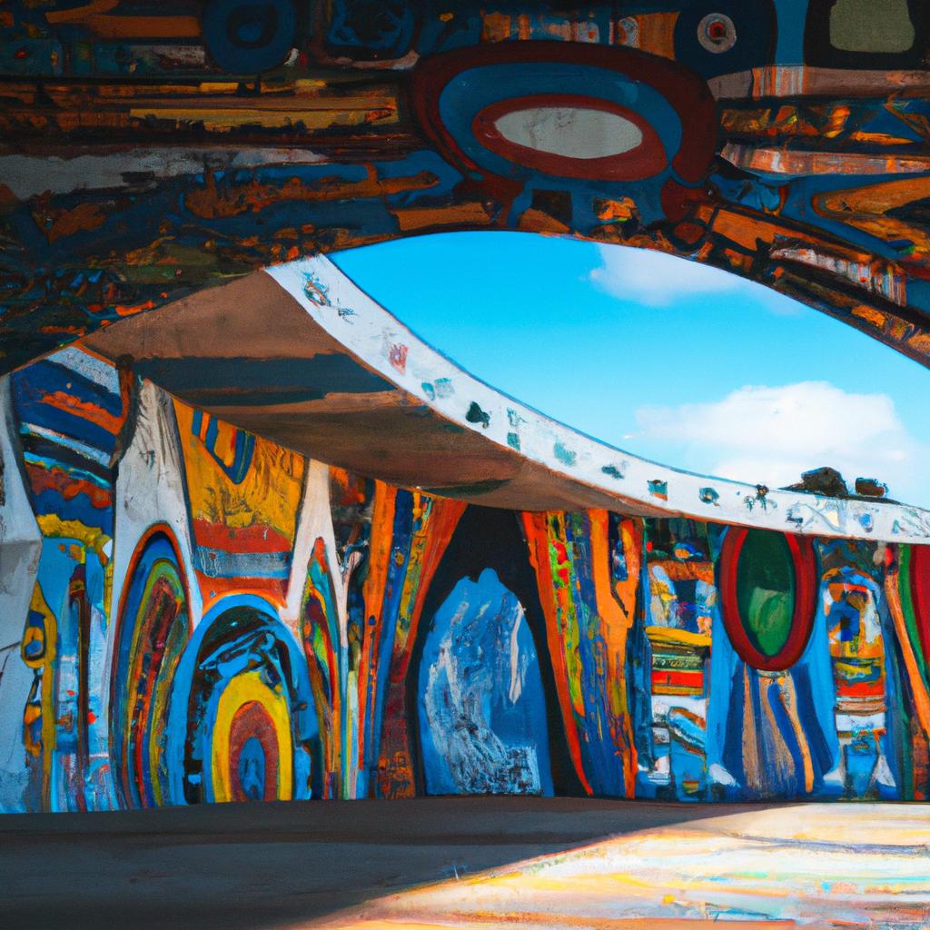 Taking in the vibrant murals at Chicano Park in San Diego
