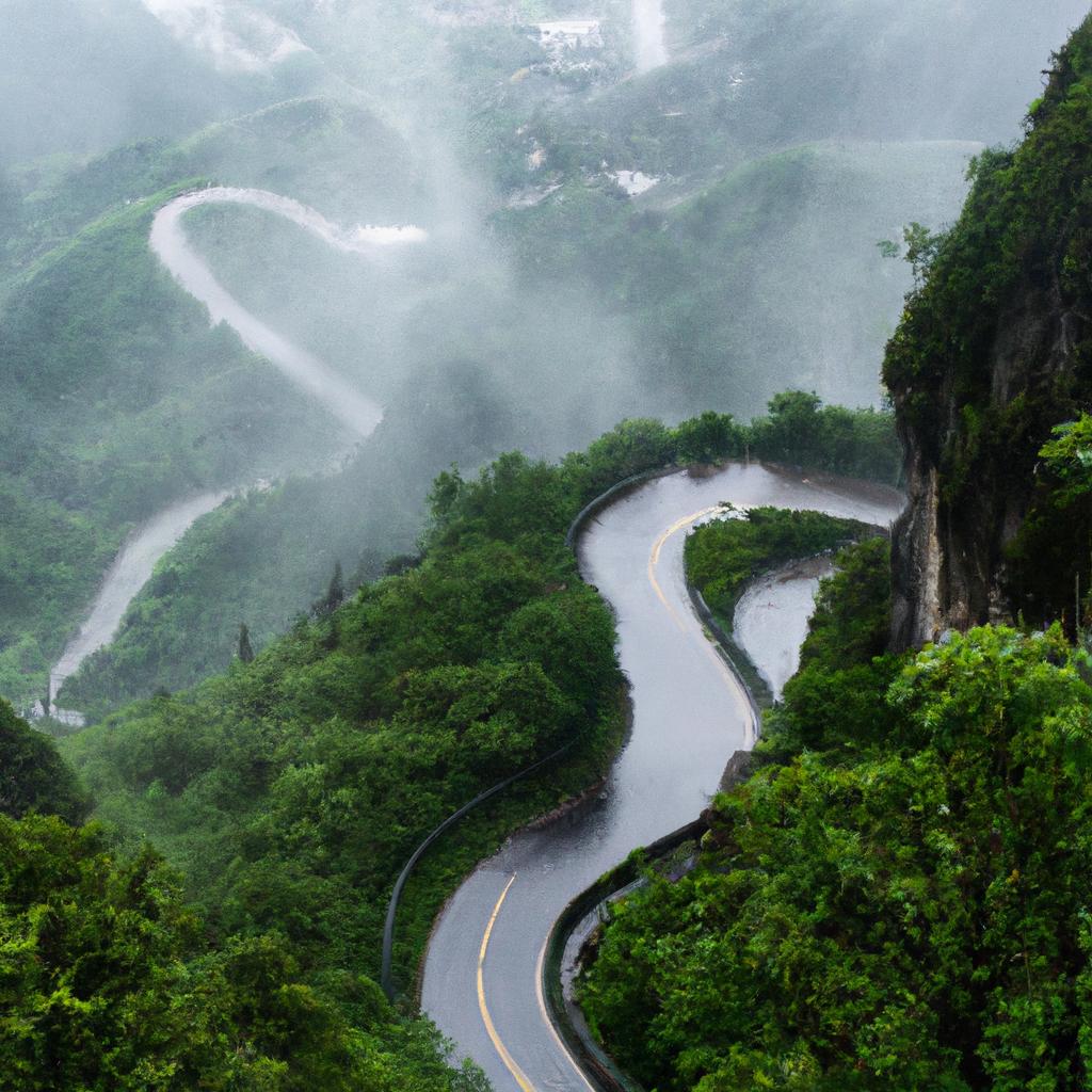 Chinese Mountain Roads