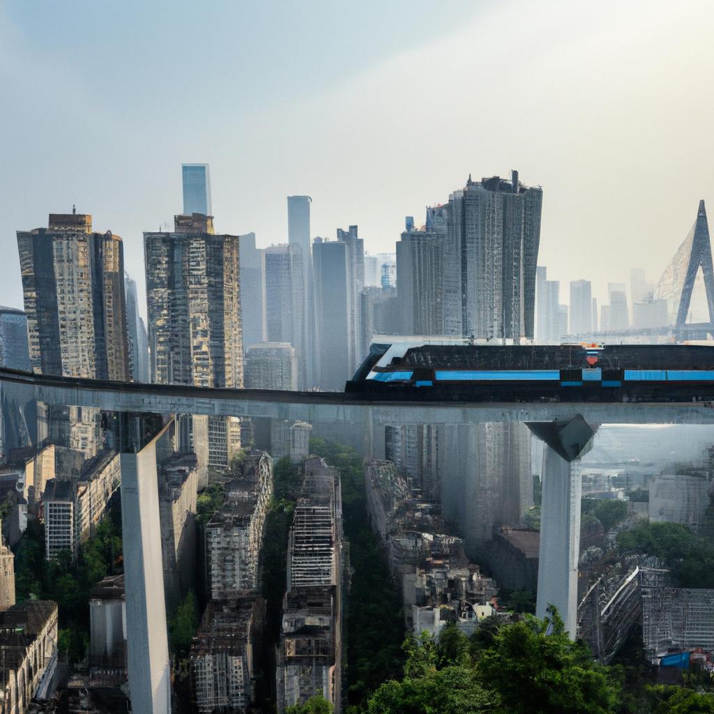 Chongqing Monorail has made a significant impact on reducing traffic congestion and improving air quality in the city