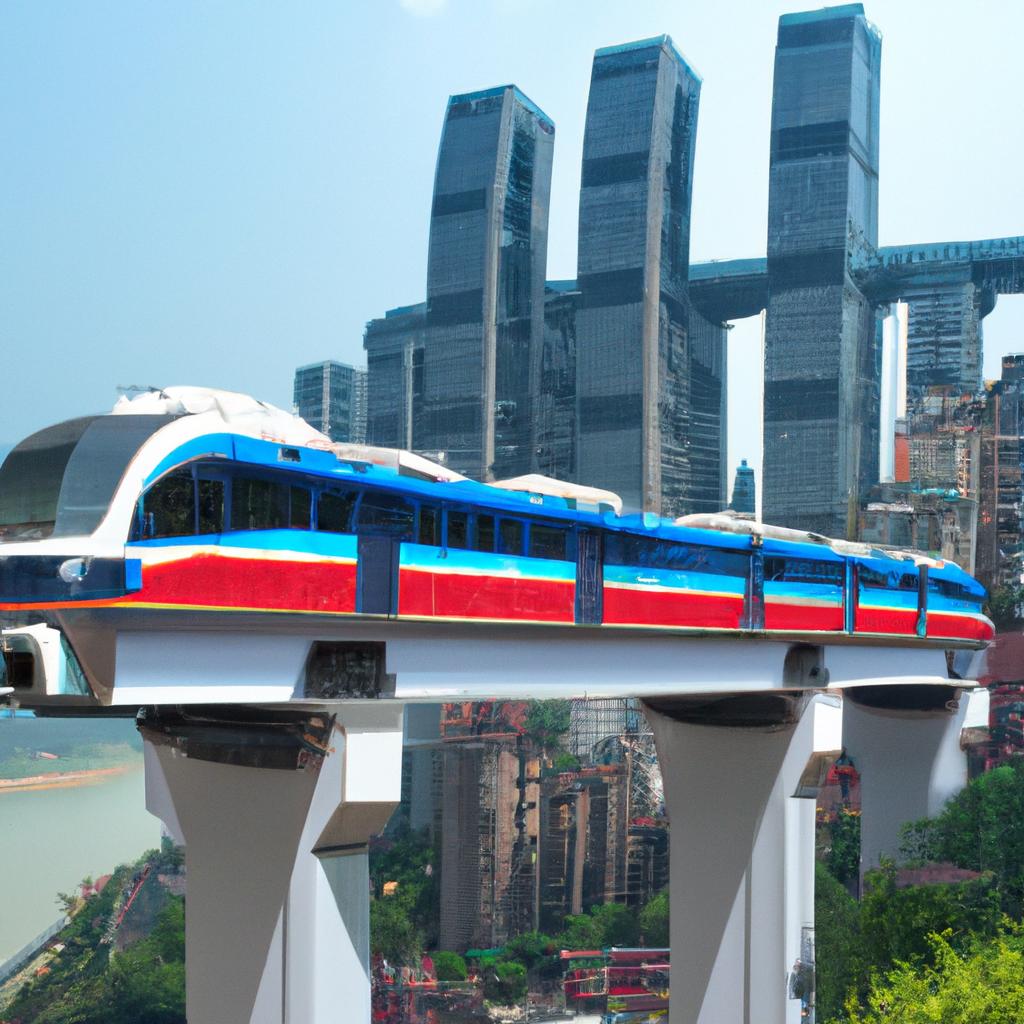 Chongqing Monorail is a symbol of the city's rapid modernization and technological development