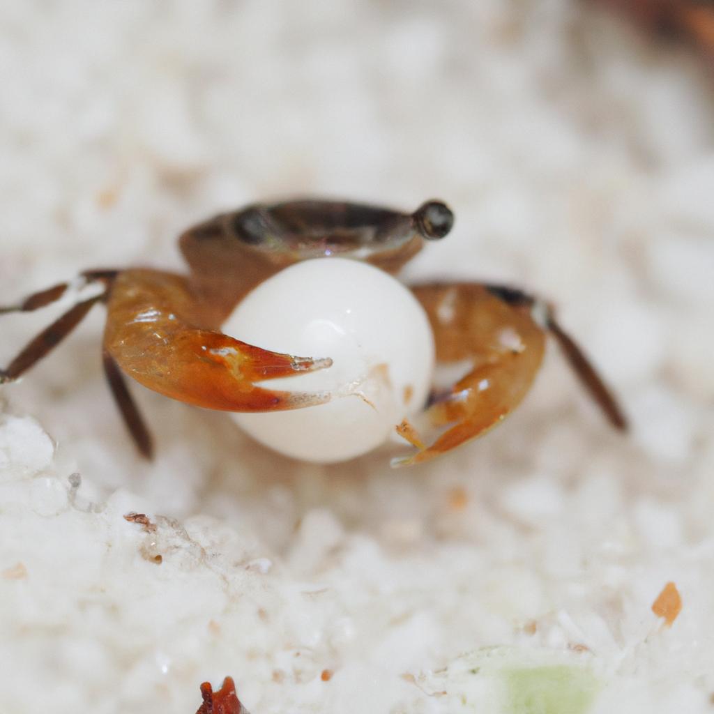 The hatching of baby Christmas Island crabs is a crucial moment in their life cycle.
