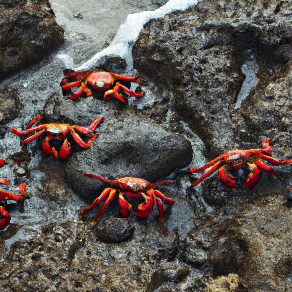 Experience the wonder of nature as Christmas red crabs make their way to the shore