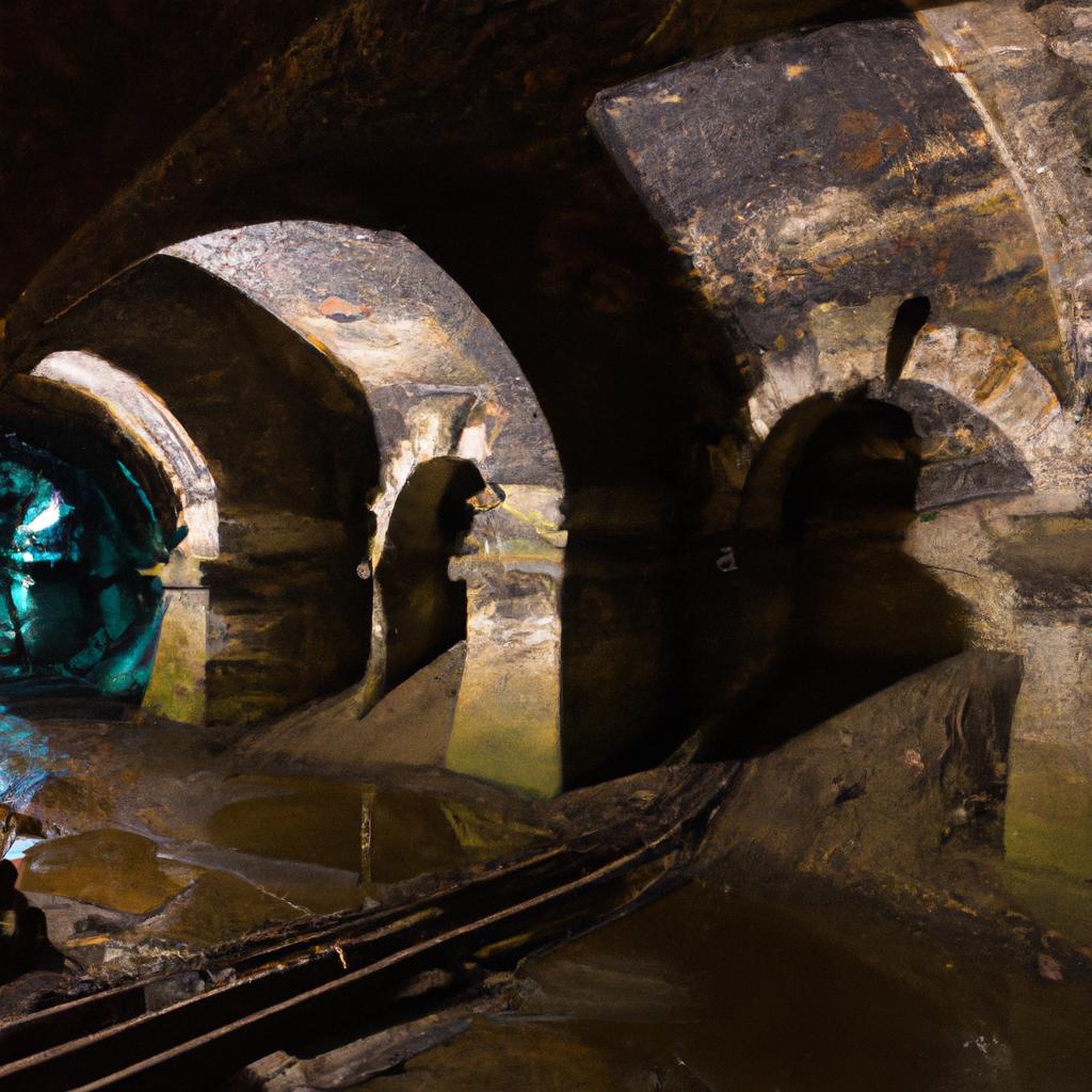 The abandoned subway in Cincinnati boasts impressive engineering and architectural features.