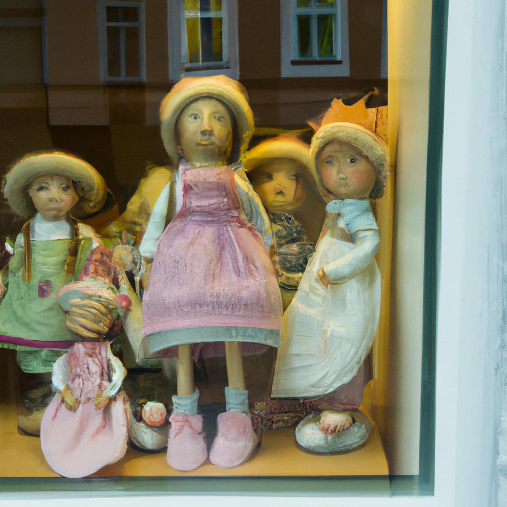 Dolls of all shapes and sizes can be found in the many shops in the city of dolls