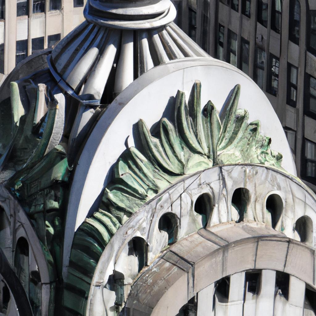 The Chrysler Building's Art Deco architecture is a testament to the city's rich history