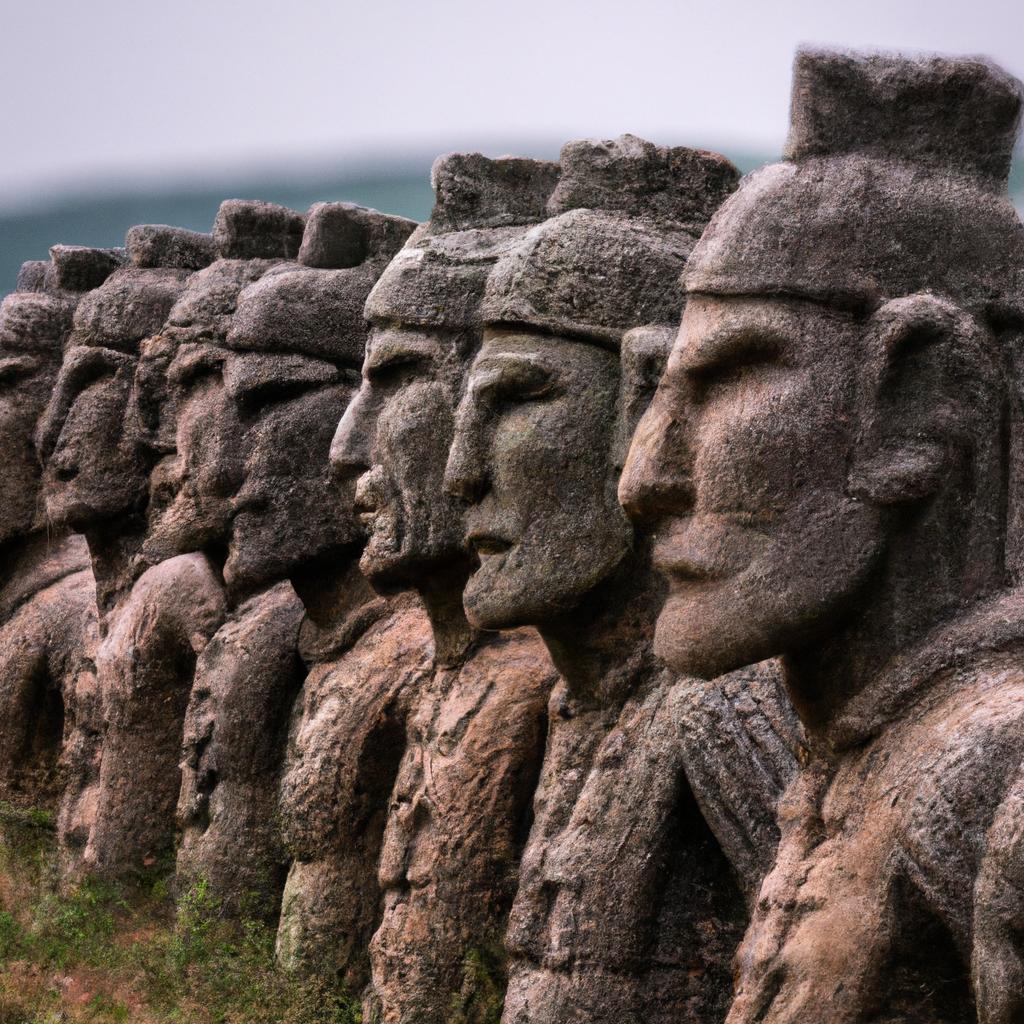 The legendary Seven Strong Men of Manpupuner as seen up close