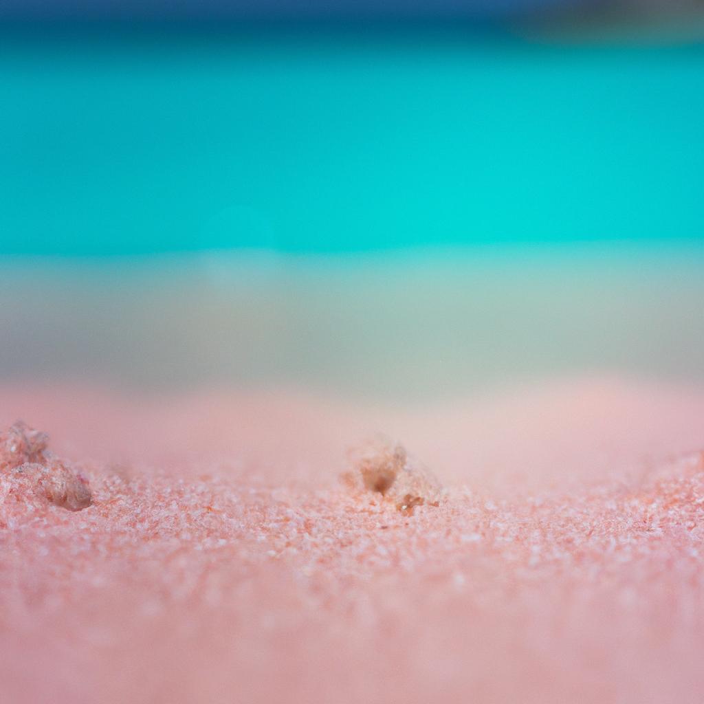 Experience the unique texture and color of pink sand beaches in Australia