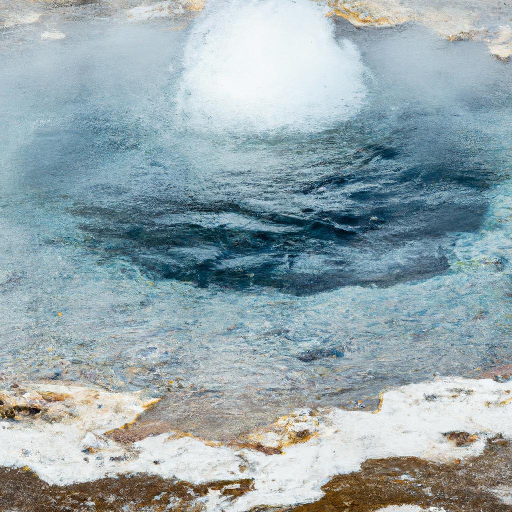 Get up close and personal with the Great Geysir's steaming hot water