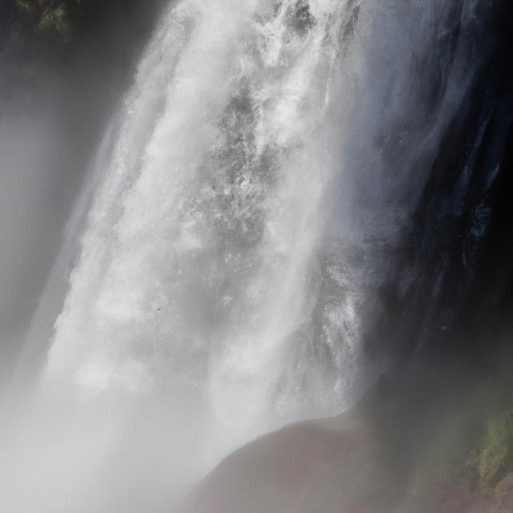 The mist created by Santo Angel Waterfall adds to the enchanting atmosphere of the place.