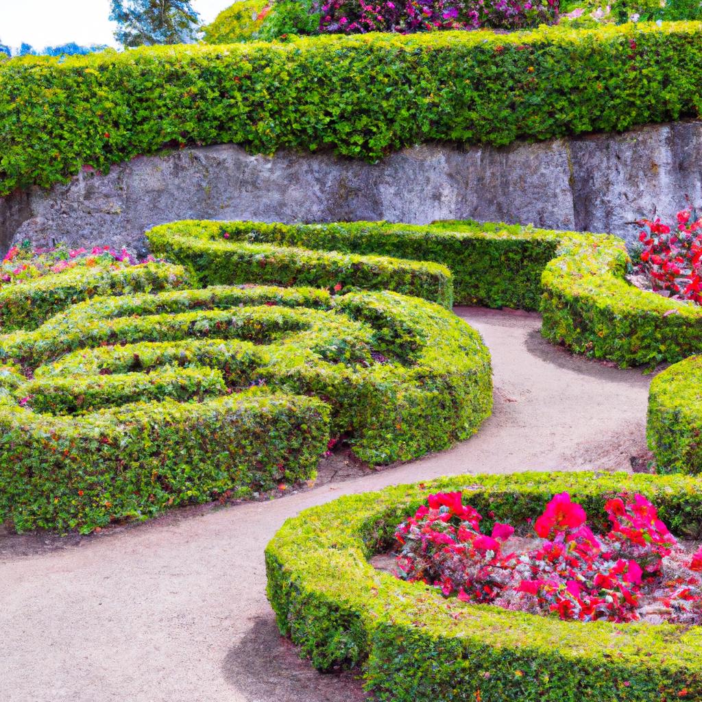 Visitors to shrub mazes can enjoy the natural beauty of the surrounding flora and fauna.