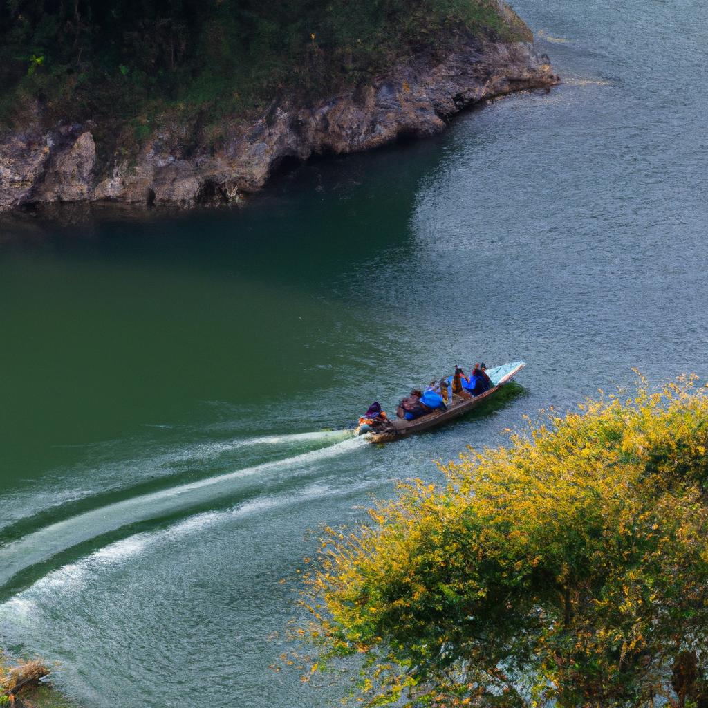 The Coiling Dragon Path is surrounded by scenic waterways that are perfect for boating.