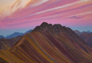 Colorful Mountain In Peru