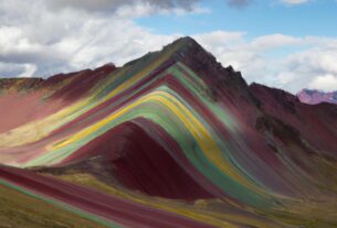 Colorful Mountains In Peru